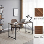 YES4HOMES Computer Desk Sturdy Home Office Gaming Desk for Laptop Modern Simple Style Writing Table Multipurpose