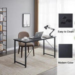 YES4HOMES Computer Desk Sturdy Home Office Gaming Desk for Laptop Modern Simple Style Writing Table Multipurpose