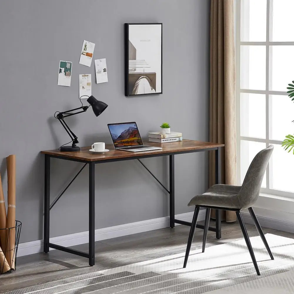 YES4HOMES Computer Desk Sturdy Home Office Gaming Desk for Laptop Modern Simple Style Writing Table Multipurpose