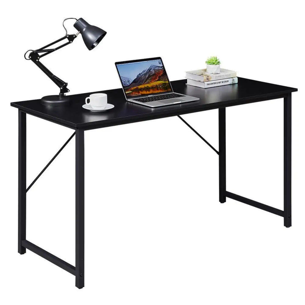 YES4HOMES Computer Desk Sturdy Home Office Gaming Desk for Laptop Modern Simple Style Writing Table Multipurpose