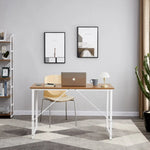 YES4HOMES Computer Desk Sturdy Home Office Gaming Desk for Laptop Modern Simple Style Table Multipurpose Workstation