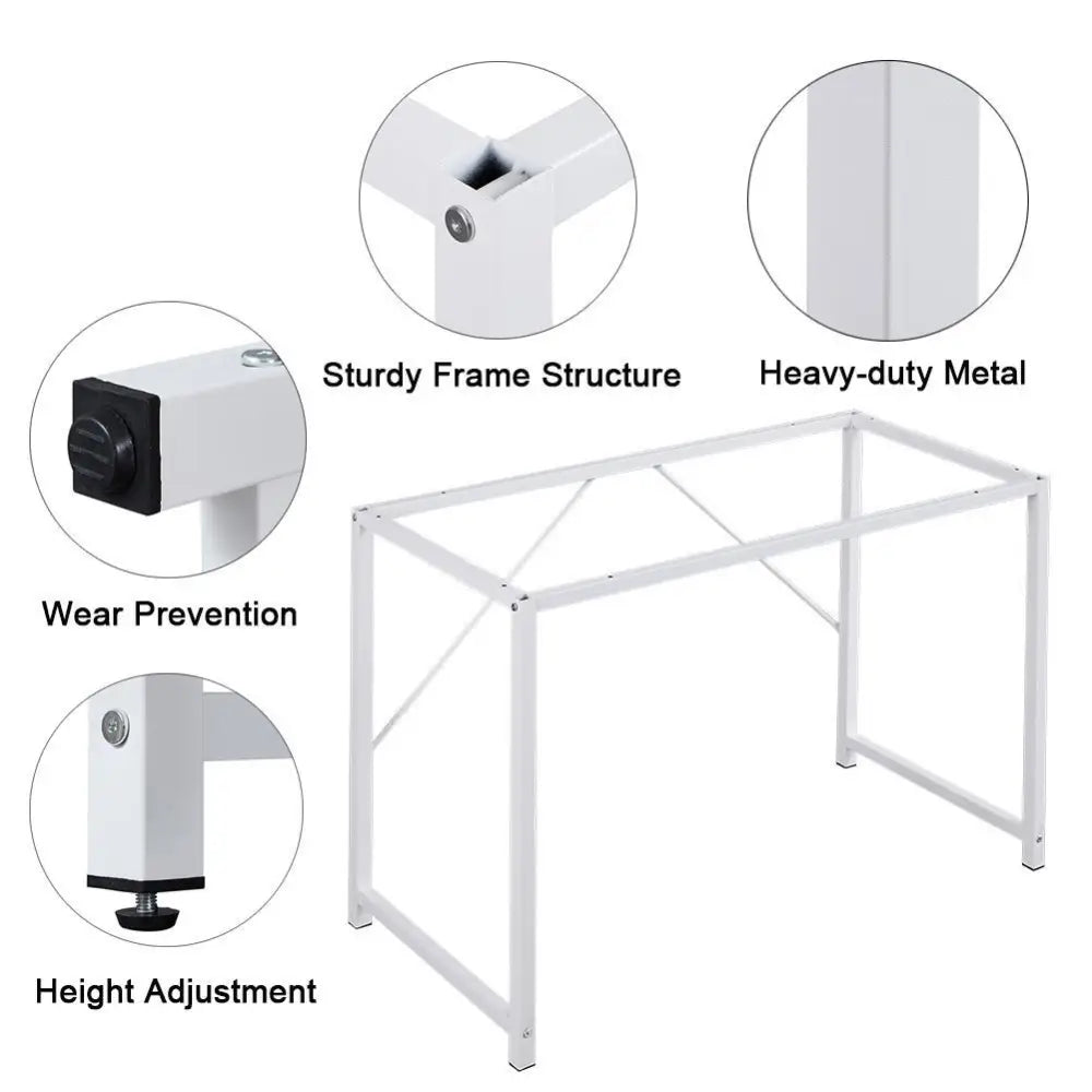 YES4HOMES Computer Desk Sturdy Home Office Laptop Desk Modern Writing Table Multipurpose Workstation - Furniture >