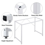 YES4HOMES Computer Desk Sturdy Home Office Laptop Desk Modern Writing Table Multipurpose Workstation - Furniture >
