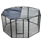 YES4PETS 100 cm Heavy Duty Pet Dog Cat Puppy Rabbit Exercise Playpen Fence With Cover - Pet Care > Dog Supplies > Dog