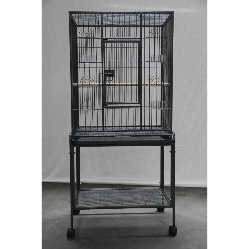 YES4PETS 135cm Bird Cage Parrot Aviary Pet Stand-alone Budgie Perch Castor Wheels - Pet Care > Bird > Bird Cages &