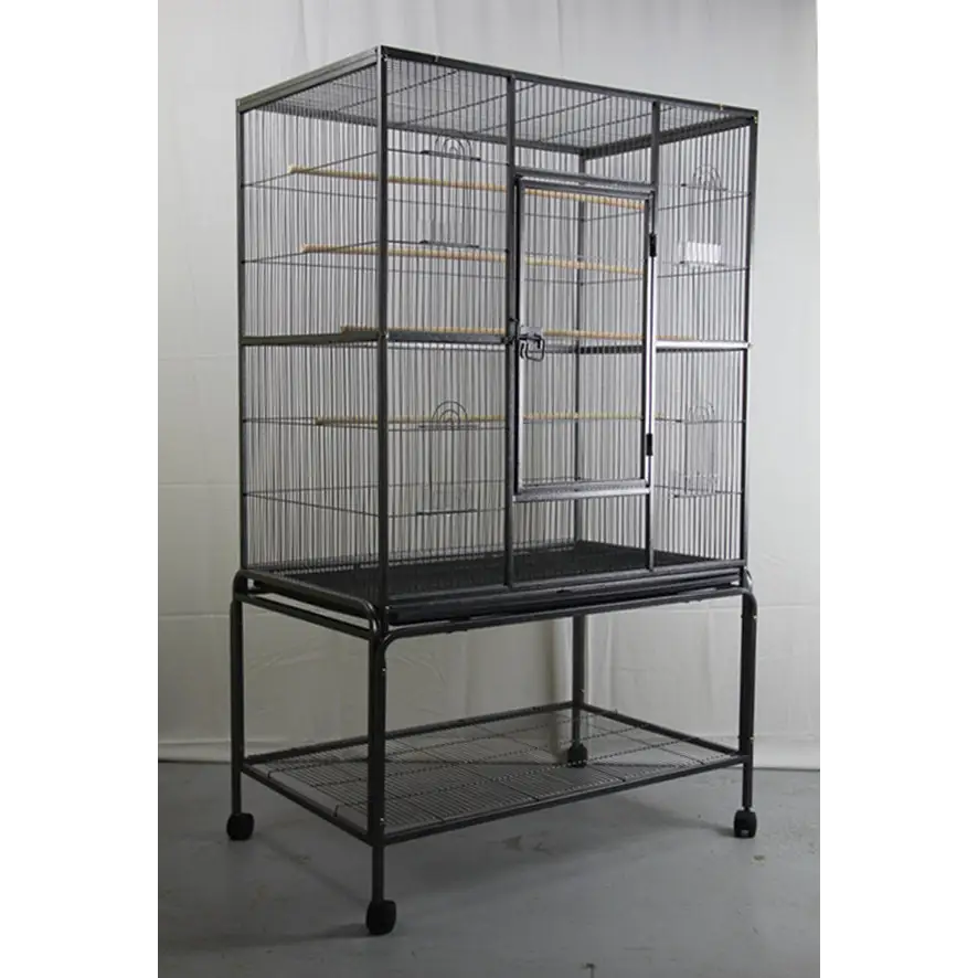 YES4PETS 140 cm Large Bird Cage Parrot Budgie Aviary With Stand - Pet Care > Bird > Bird Cages & Stands