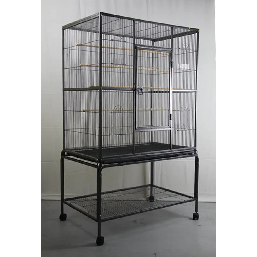 YES4PETS 140 cm Large Bird Cage Parrot Budgie Aviary With Stand - Pet Care > Bird > Bird Cages & Stands