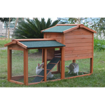 YES4PETS 146cm Rabbit Hutch Metal Run Wooden Cage Guinea Pig Cage House - Pet Care > Coops & Hutches > Small Animal