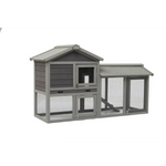 YES4PETS 148cm Rabbit Hutch Quail Run Wooden Cage Guinea Pig Cage House - Pet Care > Coops & Hutches > Small Animal