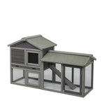 YES4PETS 148cm Rabbit Hutch Quail Run Wooden Cage Guinea Pig Cage House - Pet Care > Coops & Hutches > Small Animal