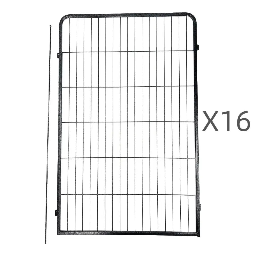 YES4PETS 16 Panel 120 cm Heavy Duty Pet Dog Cat Rabbit Exercise Extension Playpen Puppy Rabbit Fence - Pet Care > Dog