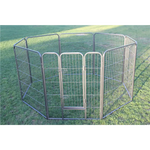 YES4PETS 16 Panels 100 cm Heavy Duty Pet Dog Cat Puppy Rabbit Exercise Playpen Fence - Pet Care > Dog Supplies > Dog
