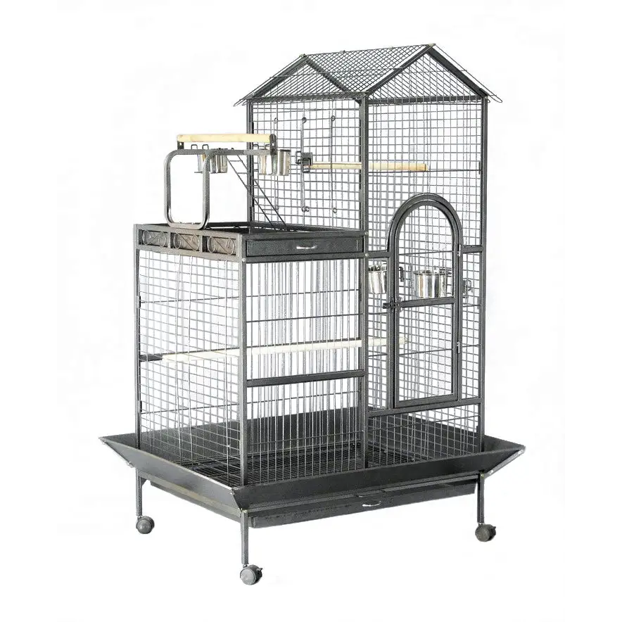 YES4PETS 160cm XL Bird Cage Pet Parrot Aviary Perch Castor Wheels - Pet Care > Bird > Bird Cages & Stands