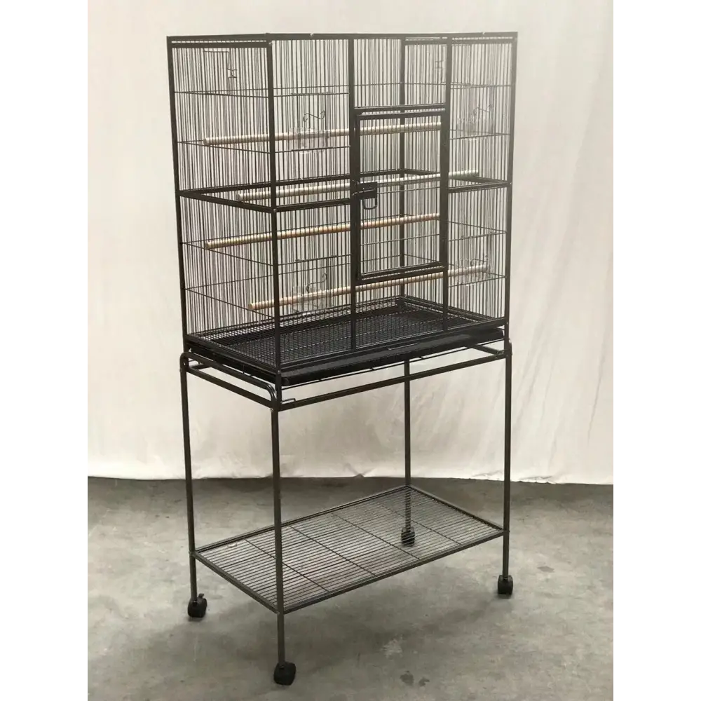 YES4PETS 161 cm Bird Cage Parrot Aviary Pet Stand-alone Budgie Perch Castor Wheels - Pet Care > Bird > Bird Cages &