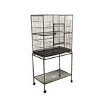 YES4PETS 161 cm Bird Cage Parrot Aviary Pet Stand-alone Budgie Perch Castor Wheels - Pet Care > Bird > Bird Cages &