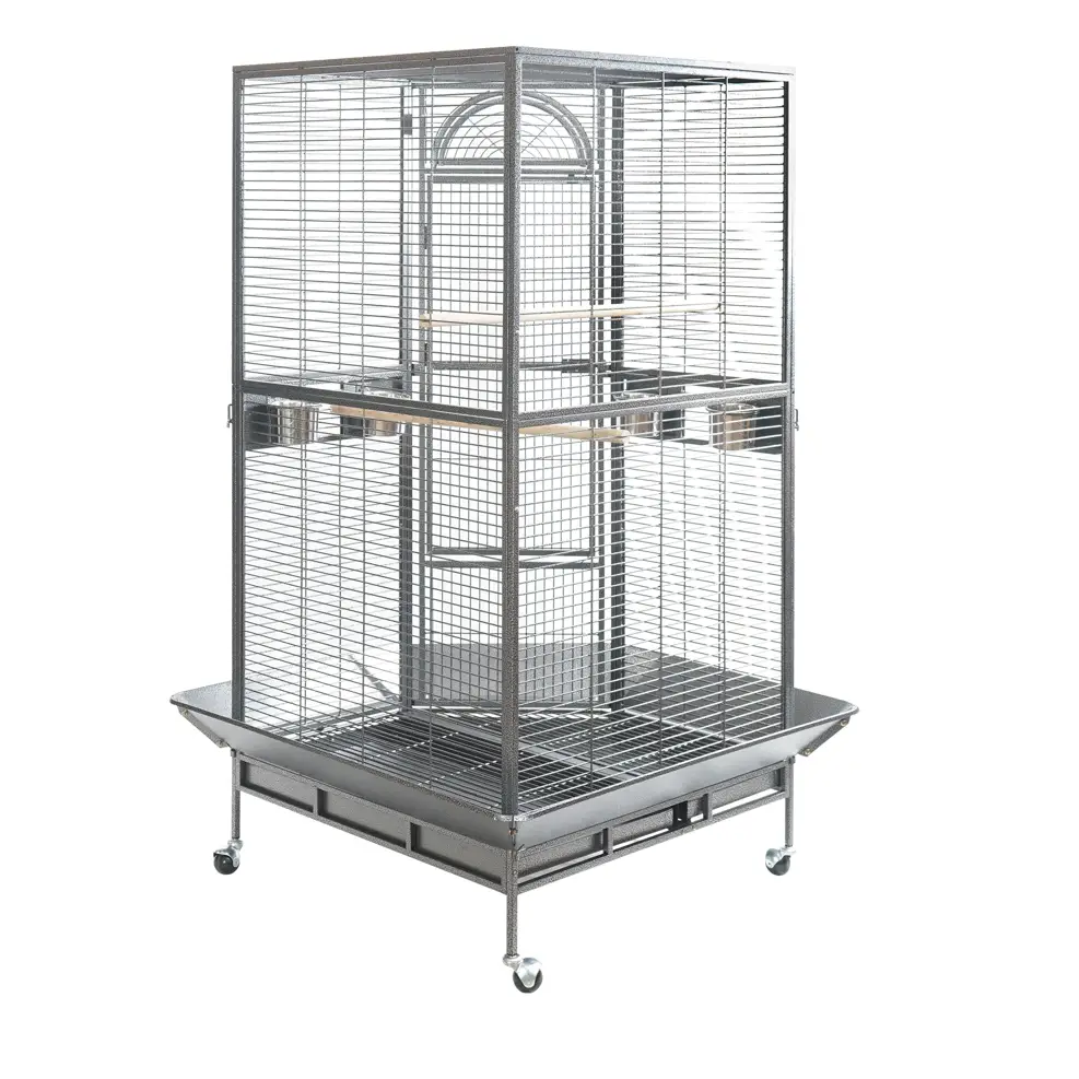 YES4PETS 161 cm XL Corner Bird Cage Pet Parrot Aviary Perch Castor Wheel - Pet Care > Bird > Bird Cages & Stands