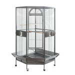 YES4PETS 161 cm XL Corner Bird Cage Pet Parrot Aviary Perch Castor Wheel - Pet Care > Bird > Bird Cages & Stands