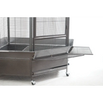 YES4PETS 161 cm XL Corner Bird Cage Pet Parrot Aviary Perch Castor Wheel - Pet Care > Bird > Bird Cages & Stands