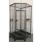 YES4PETS 162cm Large Corner Bird Cage Pet Parrot Aviary Perch Castor Wheel - Pet Care > Bird > Bird Cages & Stands