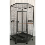 YES4PETS 162cm Large Corner Bird Cage Pet Parrot Aviary Perch Castor Wheel - Pet Care > Bird > Bird Cages & Stands