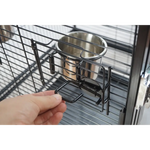 YES4PETS 174 cm Large Bird Budgie Cage Parrot Aviary With Metal Tray and Wheel - Pet Care > Bird > Bird Cages & Stands