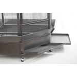 YES4PETS 185cm XXL Corner Bird Cage Pet Parrot Aviary Perch Castor Wheel - Pet Care > Bird > Bird Cages & Stands
