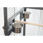 YES4PETS 185cm XXL Corner Bird Cage Pet Parrot Aviary Perch Castor Wheel - Pet Care > Bird > Bird Cages & Stands