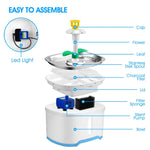 YES4PETS 2.5L Automatic Electric Pet Water Fountain Dog Cat Water Feeder Bowl Dispenser - Pet Care > Dog Supplies > Dog