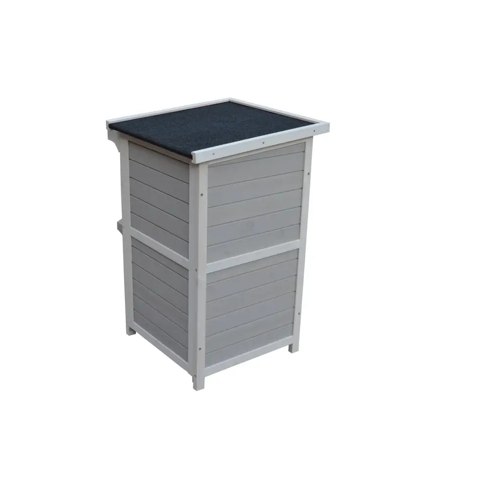 YES4PETS 2 Story Cat Shelter Condo with Escape Door Rainproof Kitty House - Pet Care > Cat Supplies > Cat Furniture