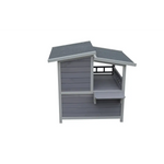 YES4PETS 2 Story Cat Shelter Condo with Escape Door Rainproof Kitty House - Pet Care > Cat Supplies > Cat Furniture