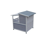 YES4PETS 2 Story Outdoor Cat Shelter Condo with Escape Door Rainproof Kitty House - Pet Care > Cat Supplies > Cat