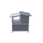 YES4PETS 2 Story Outdoor Cat Shelter Condo with Escape Door Rainproof Kitty House - Pet Care > Cat Supplies > Cat
