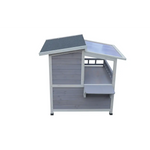 YES4PETS 2 Story Outdoor Cat Shelter Condo with Escape Door Rainproof Kitty House - Pet Care > Cat Supplies > Cat
