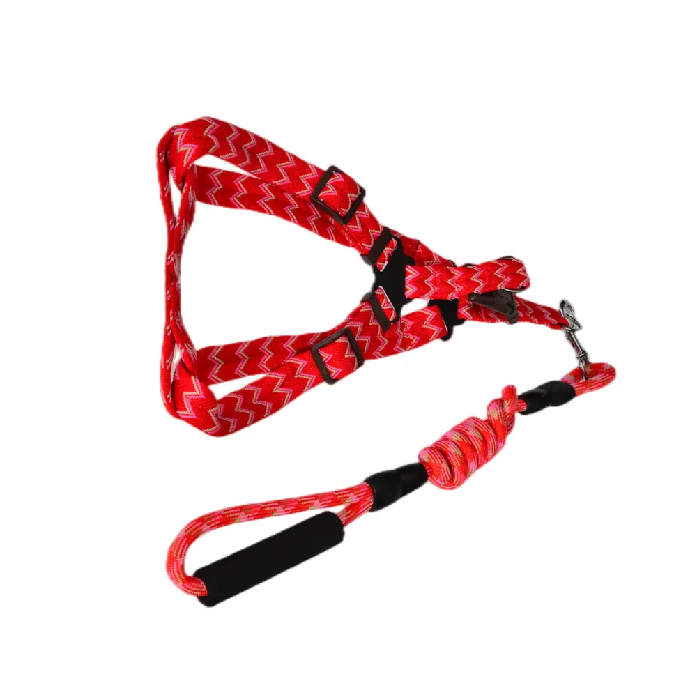 YES4PETS 2 X Medium Pet Dog Cat Puppy Kitten Rabbit Dog Harness Collar leash lead 5 Color - Pet Care > Dog Supplies >