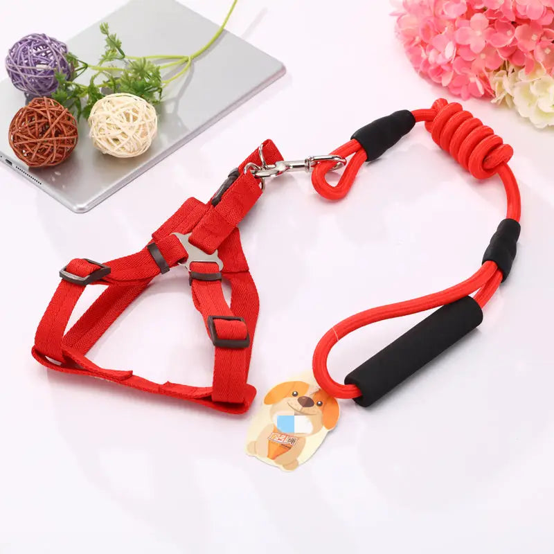 YES4PETS 2 X Medium Pet Dog Puppy Dog Harness Collar leash lead - Pet Care > Dog Supplies > Dog Collars Leads &