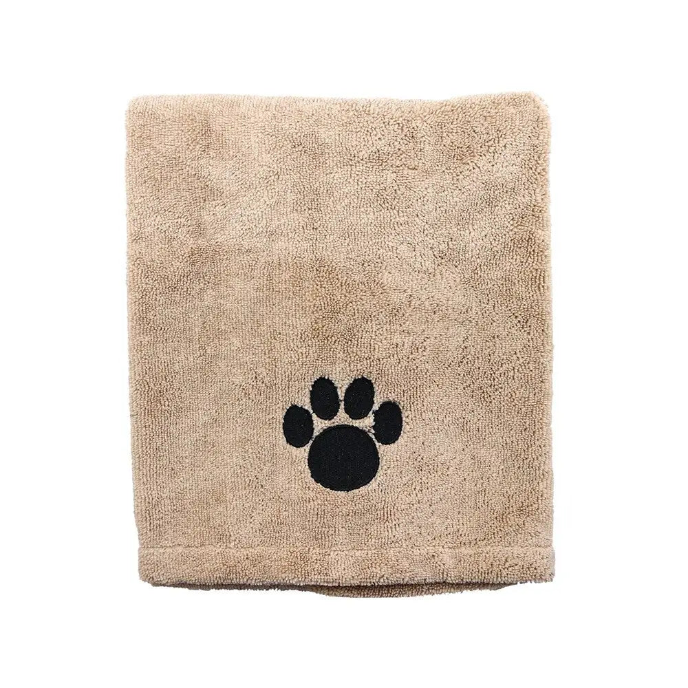 YES4PETS 2 x Pet Dog Cat Microfiber Towel Bath Beach Drying Dry Towels Blanket - Pet Care > Dog Supplies > Dog Beds