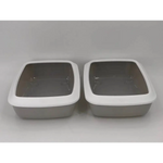 YES4PETS 2 X Small Portable Cat Kitten Toilet Litter Box Tray - Pet Care > Cat Supplies > Cat Litter