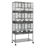 YES4PETS 208cm XXL Stackers Breeding Small Bird Parrot Budgies Cage Aviary - Pet Care > Bird > Bird Cages & Stands