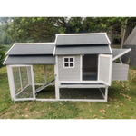 YES4PETS 230 CM XL Chicken Coop Rabbit Hutch Guinea Pig Cage Ferret House - Pet Care > Coops & Hutches > Small Animal