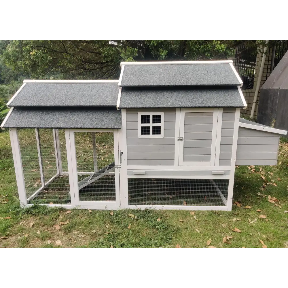 YES4PETS 230 CM XL Chicken Coop Rabbit Hutch Guinea Pig Cage Ferret House - Pet Care > Coops & Hutches > Small Animal