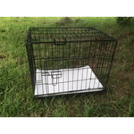 YES4PETS 24’ Collapsible Metal Dog Crate Puppy Cage Cat Carrier With Mat - Pet Care > Dog Supplies > Dog Playpens &