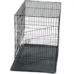 YES4PETS 24’ Collapsible Metal Dog Rabbit Crate Puppy Cage Cat Carrier With Divider - Pet Care > Cat Supplies > Cat
