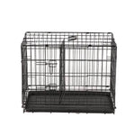 YES4PETS 24’ Collapsible Metal Dog Rabbit Crate Puppy Cage Cat Carrier With Divider - Pet Care > Cat Supplies > Cat