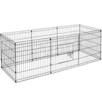 YES4PETS 24’ Dog Rabbit Playpen Exercise Puppy Enclosure Fence With Cover - Pet Care > Dog Supplies > Dog Playpens &