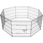 YES4PETS 24’ Dog Rabbit Playpen Exercise Puppy Enclosure Fence With Cover - Pet Care > Dog Supplies > Dog Playpens &