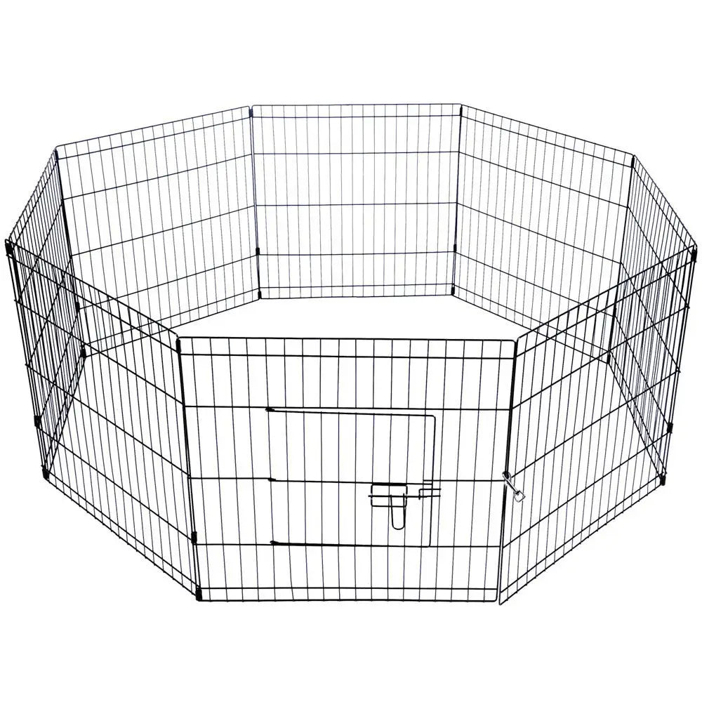 YES4PETS 24’ Dog Rabbit Playpen Exercise Puppy Enclosure Fence With Cover - Pet Care > Dog Supplies > Dog Playpens &