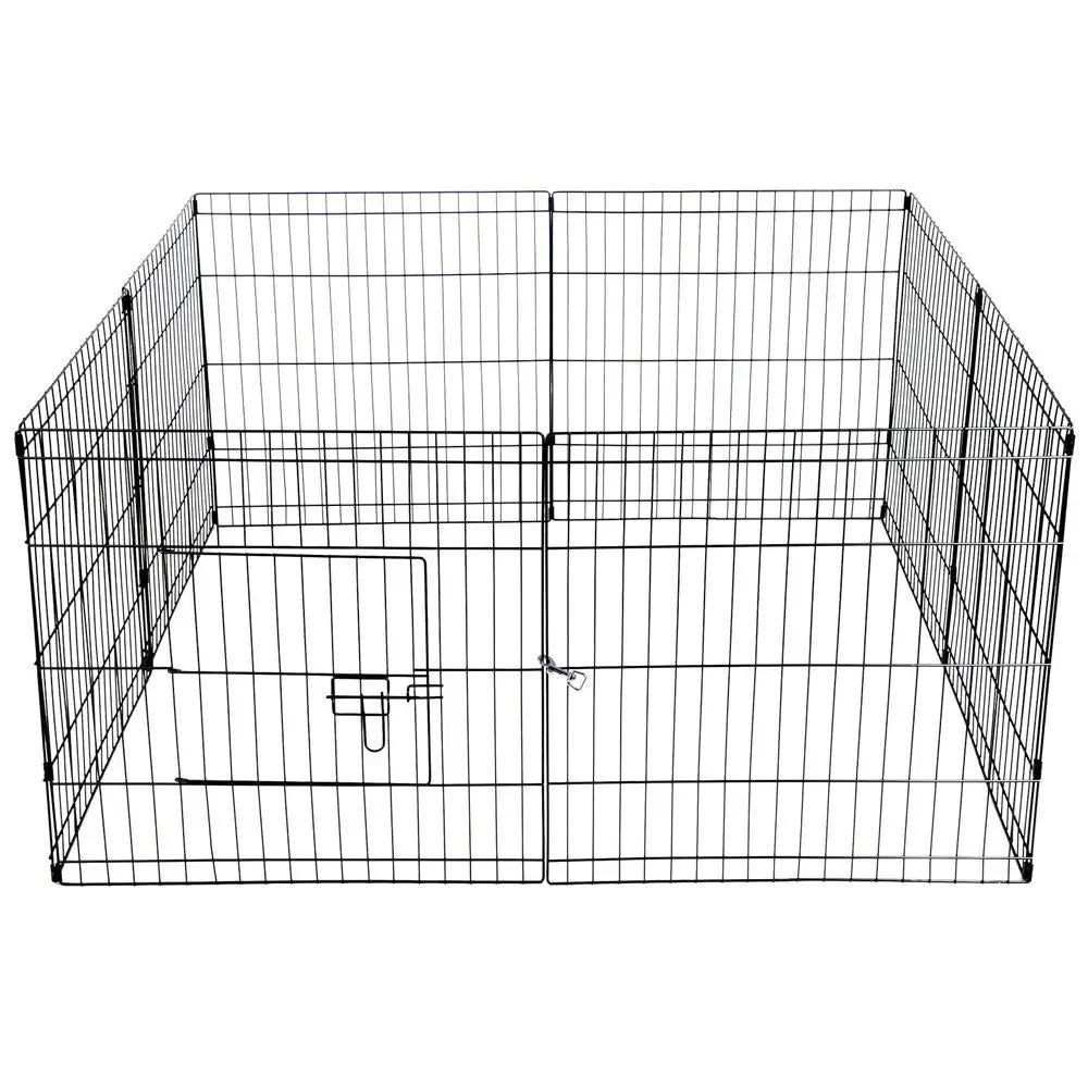 YES4PETS 24’ Dog Rabbit Playpen Exercise Puppy Enclosure Fence With Cover - Pet Care > Dog Supplies > Dog Playpens &