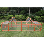 YES4PETS 290 cm XL Chicken Coop Run Guinea Pig Cage Villa Extension Rabbit Hutch Cat Kitten House Pen - Pet Care >