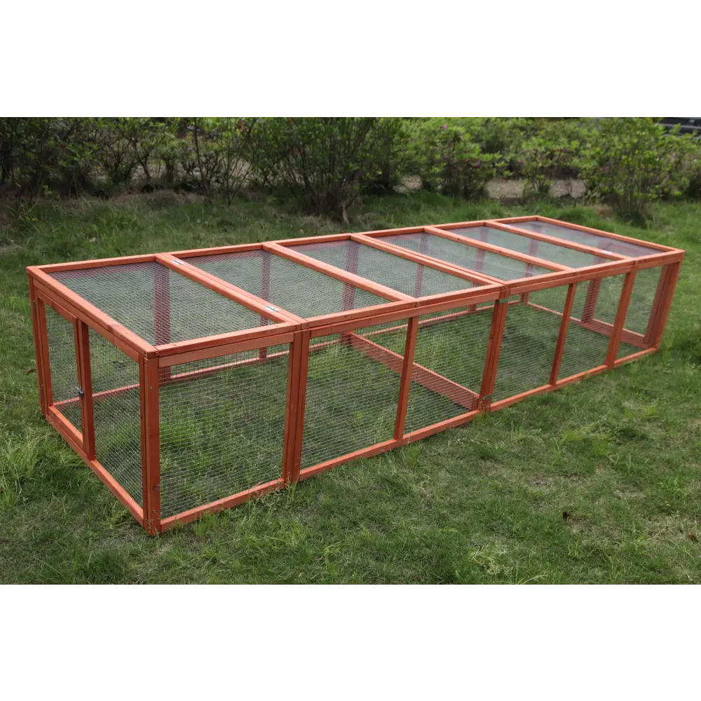 YES4PETS 290 cm XL Chicken Coop Run Guinea Pig Cage Villa Extension Rabbit Hutch Cat Kitten House Pen - Pet Care >