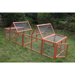 YES4PETS 290 cm XL Chicken Coop Run Guinea Pig Cage Villa Extension Rabbit Hutch Cat Kitten House Pen - Pet Care >
